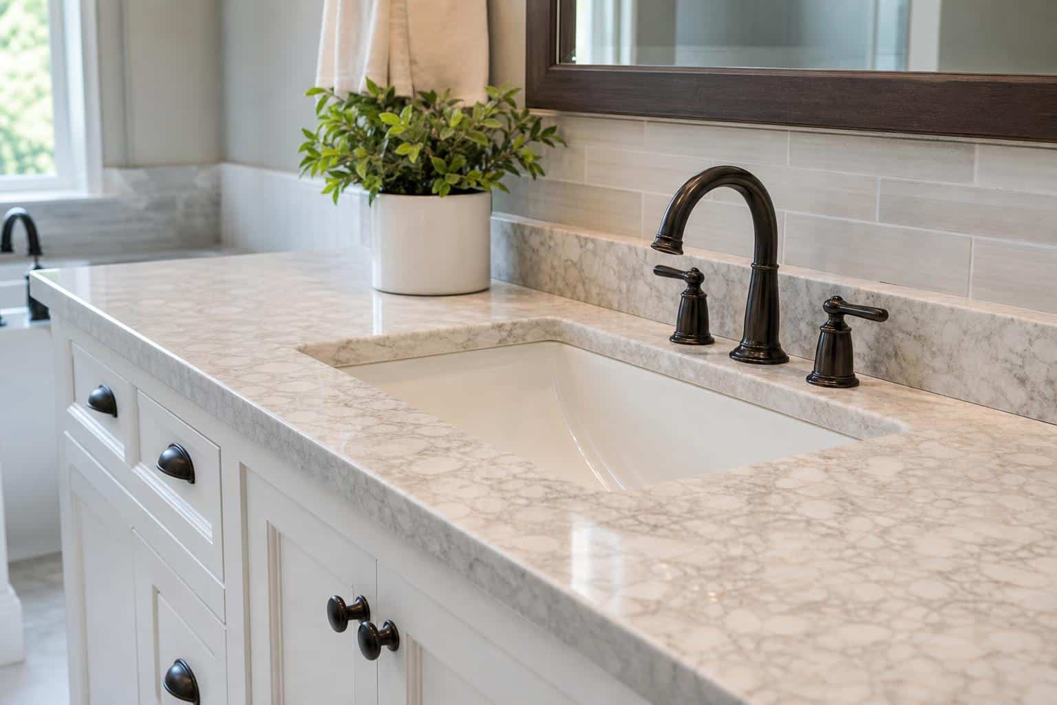 Five Best Materials for Your New Bathroom Countertops