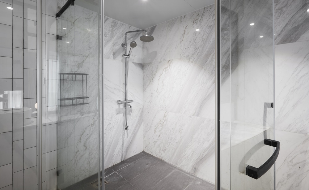 Modern and comfortable interior,
Bedroom bathroom