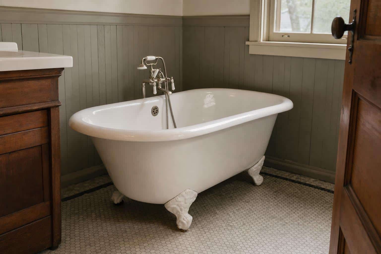 bathtub reglazing vs replacement detail