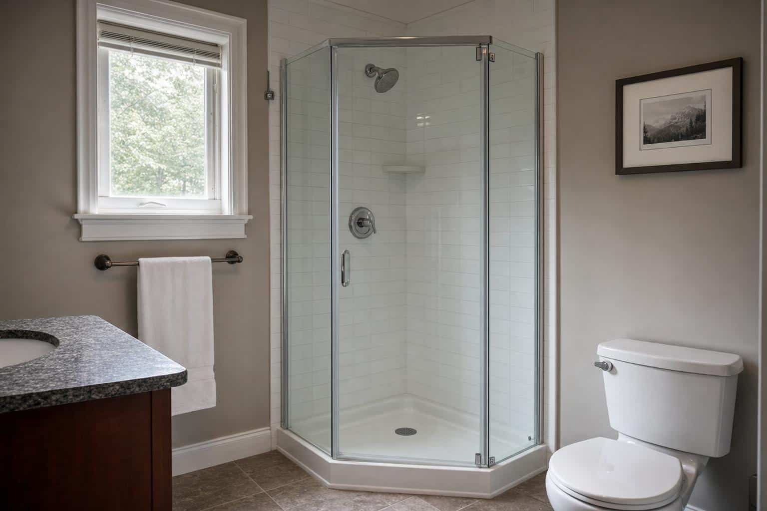 walk in shower ideas small bathrooms detail